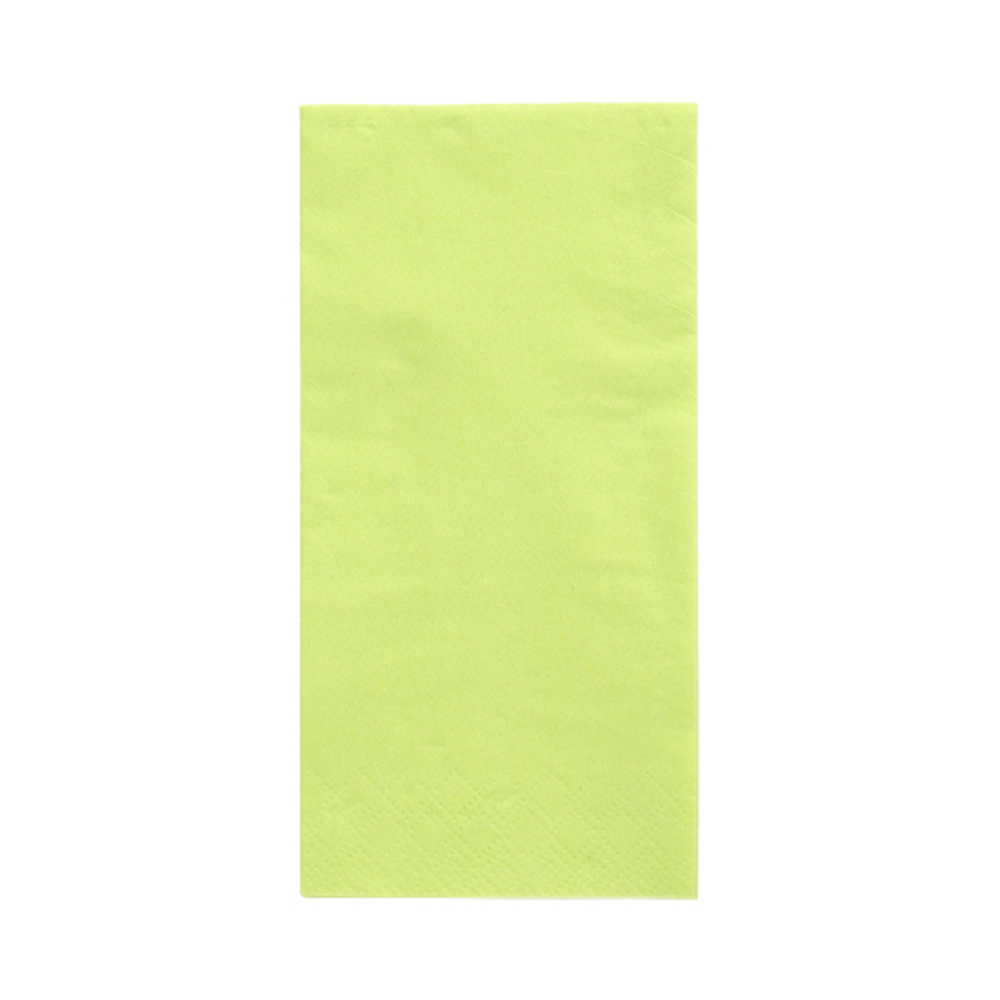 Papstar Servietten, 3-lagig 1/8-Falz 33 cm x 33 cm limonengrün