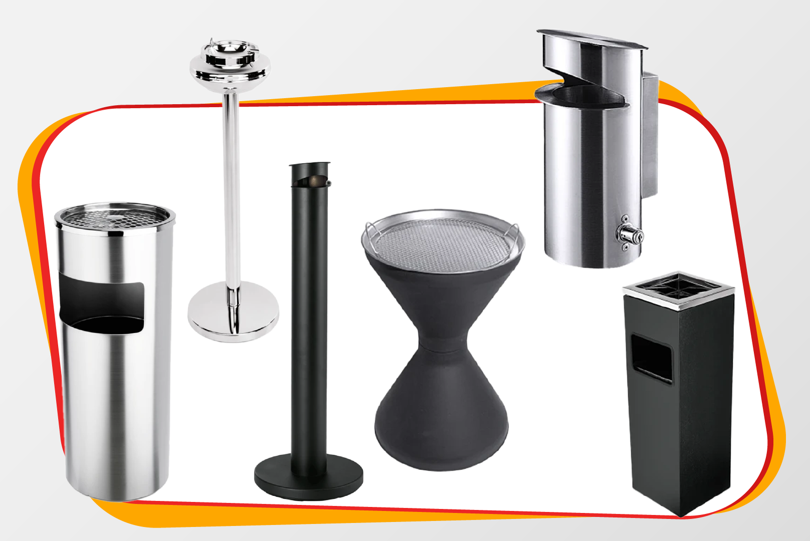 Stand- & Wandaschenbecher