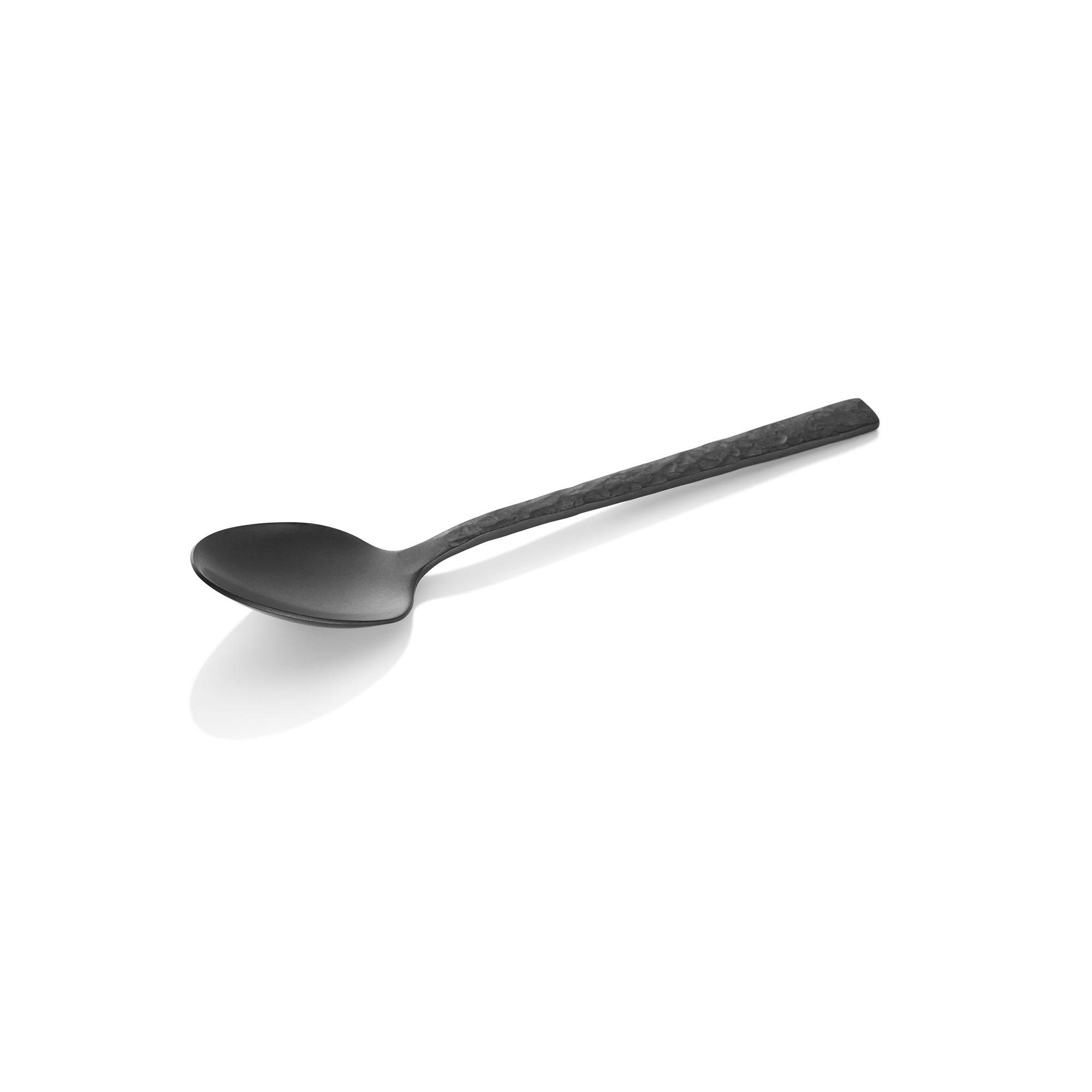 WAS Kaffeelöffel SLATE, 14 cm, mit schwarzer PVD Beschichtung, Oberfläche in Sch