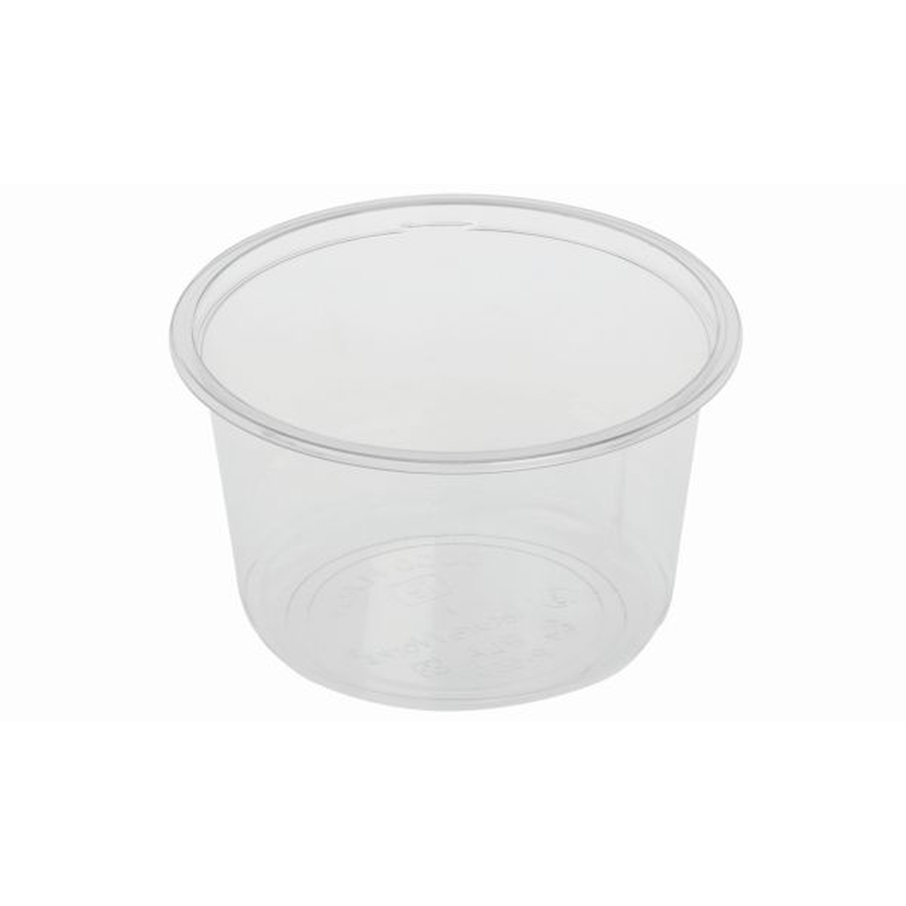 Pacovis Food Container PLA 500ml, transp., Ø 121mm, H. 73