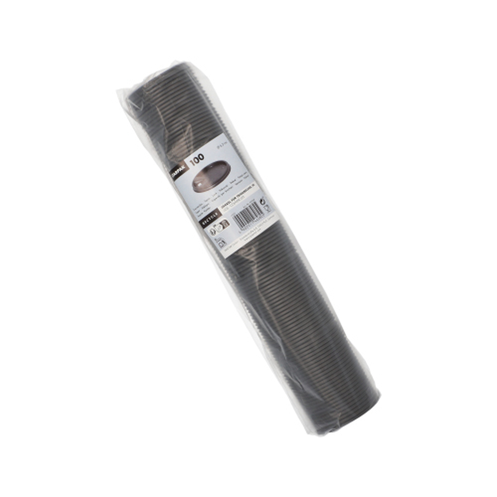 Papstar Deckel PS "To Go" rund Ø 6,3 cm schwarz
