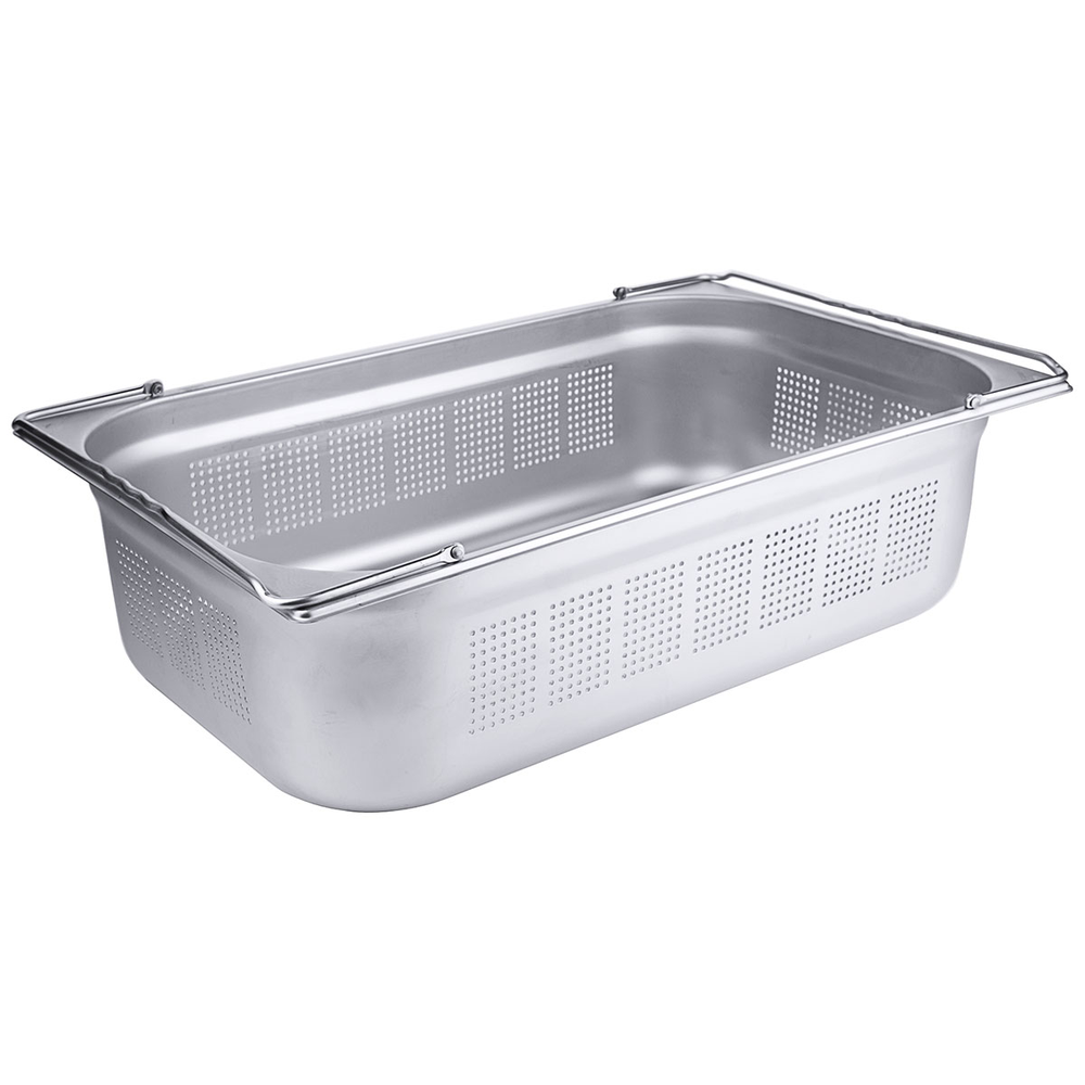 Contacto GN 1/1 Behälter mit Bügelgriffen, perforiert 15 cm Tiefe: 15 cm, Volume