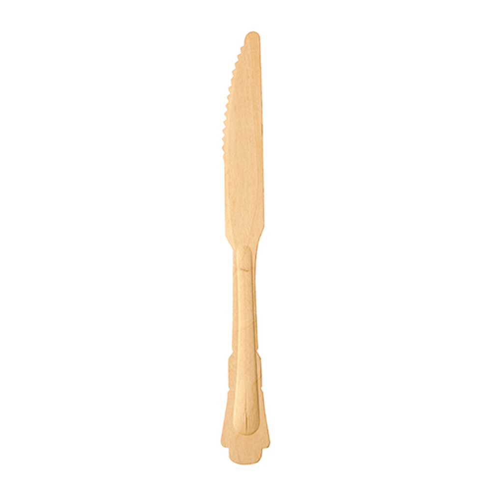 Papstar Messer, Holz "pure" 20,5 cm "Vintage"