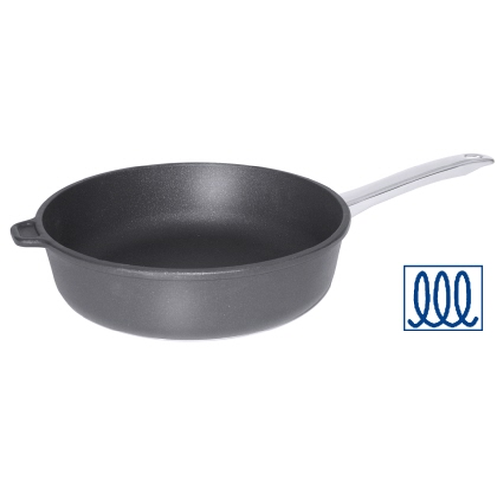 Contacto Aluminiumguss-Pfanne 24 cm tiefe Form, Induktionsgeeignet