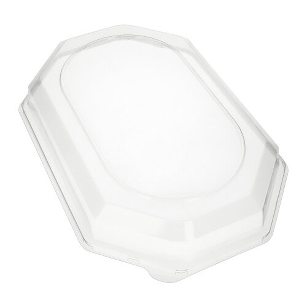 Papstar Deckel für Servierplatten, PET 6,3 cm x 45 cm x 31,5 cm transparent
