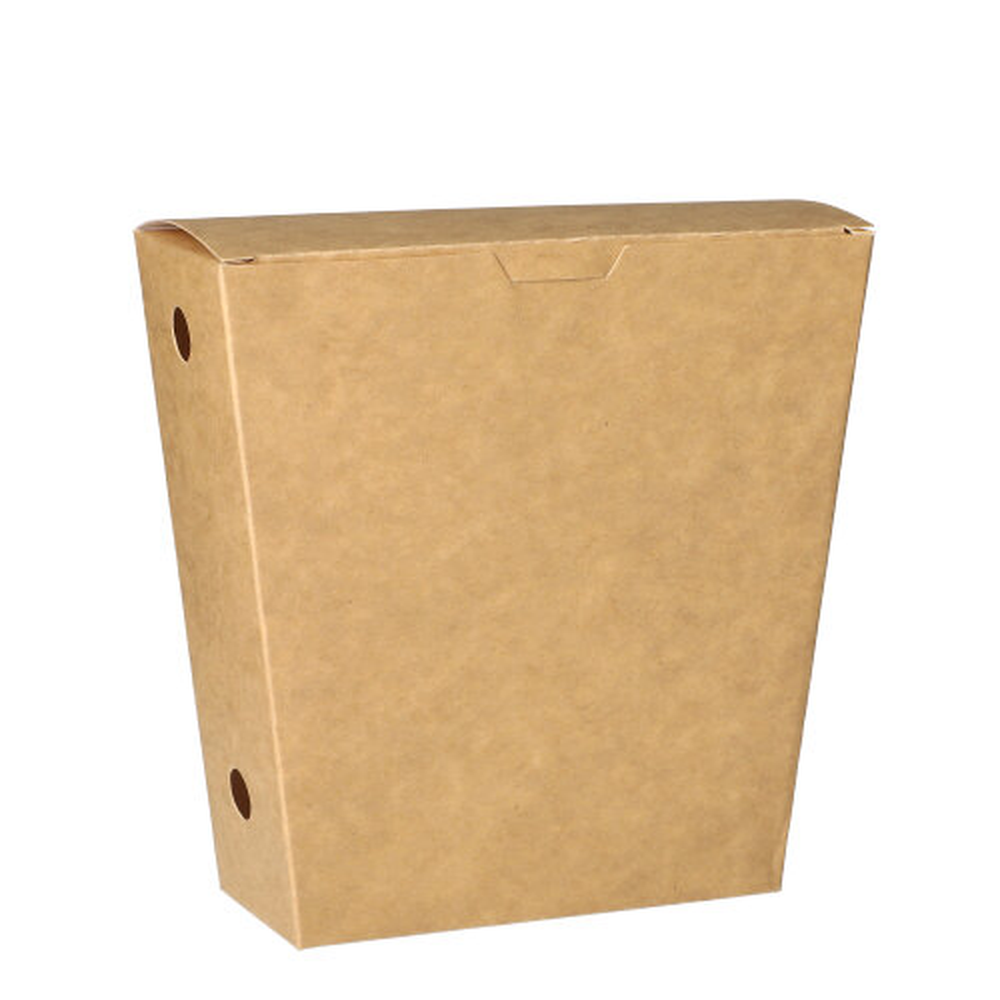 PAPSTAR Pommes-Frites-Schütte, Pappe pure 4,3 cm x 14,5 cm x 11 cm braun mi