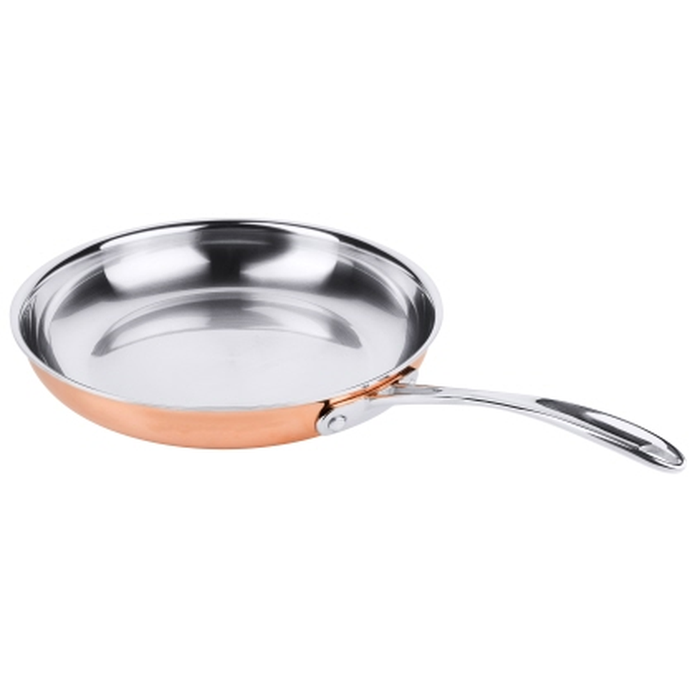 Contacto Flambierpfanne, 28 cm Kupfer aus Mehrschichtmaterial