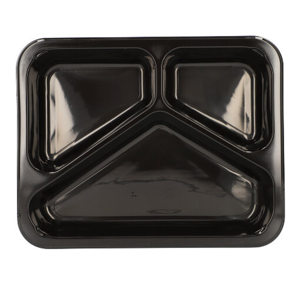 PAPSTAR Mikrowellenschalen, PP 3-geteilt 765 ml 3,2 cm x 22,7 cm x 17,8 cm sc