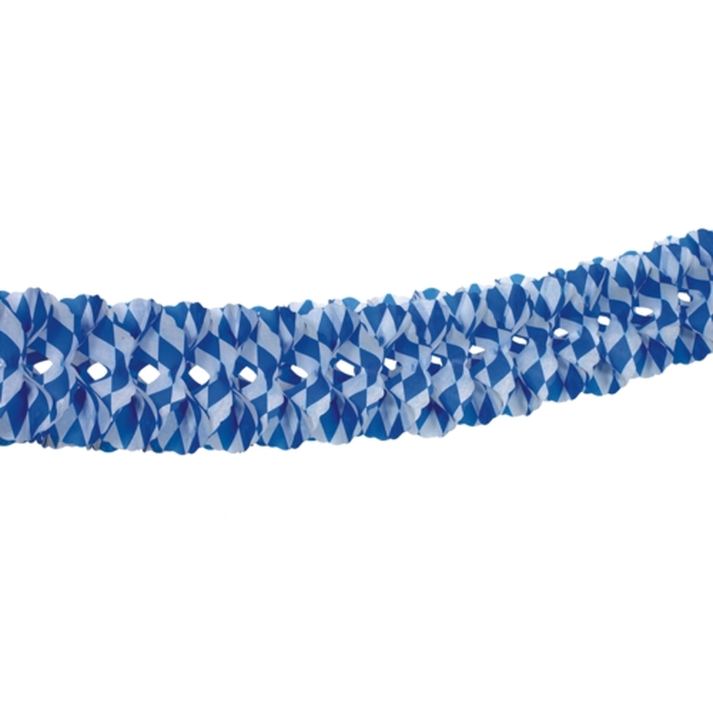 PAPSTAR Papier Ø 16 cm · 10 m Bayrisch Blau schwer entflammb
