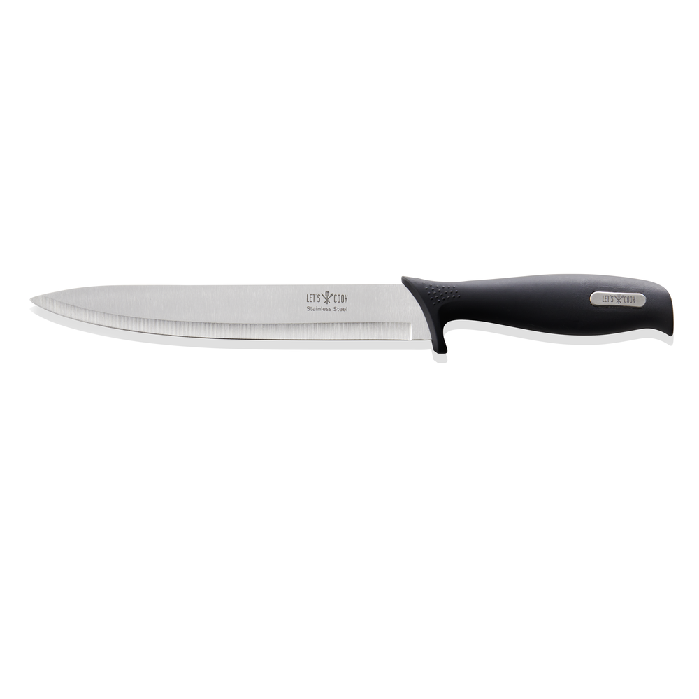 WAS Tranchiermesser LET´S COOK Knife, 31,5 cm, Edelstahl, Gummi