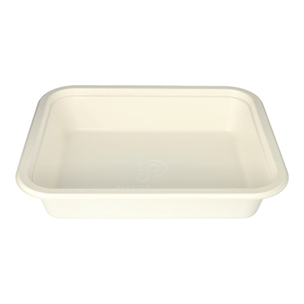 PAPSTAR GN 1/2 Zuckerrohr, PLA beschichtet eckig 4 l 6,5 cm