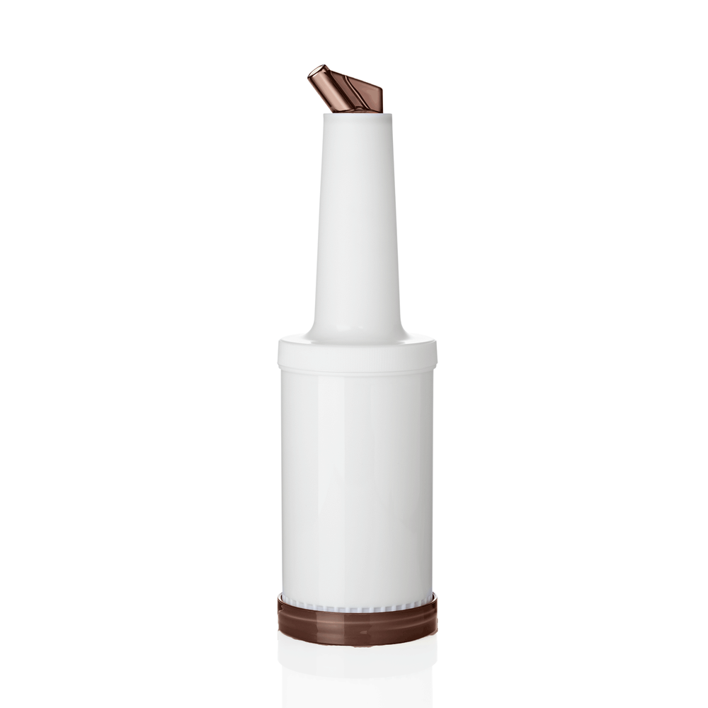 WAS Dosier- und Vorratsflasche Speed bottle, 0,85 ltr., braun, Ø 9 cm, Polypropy