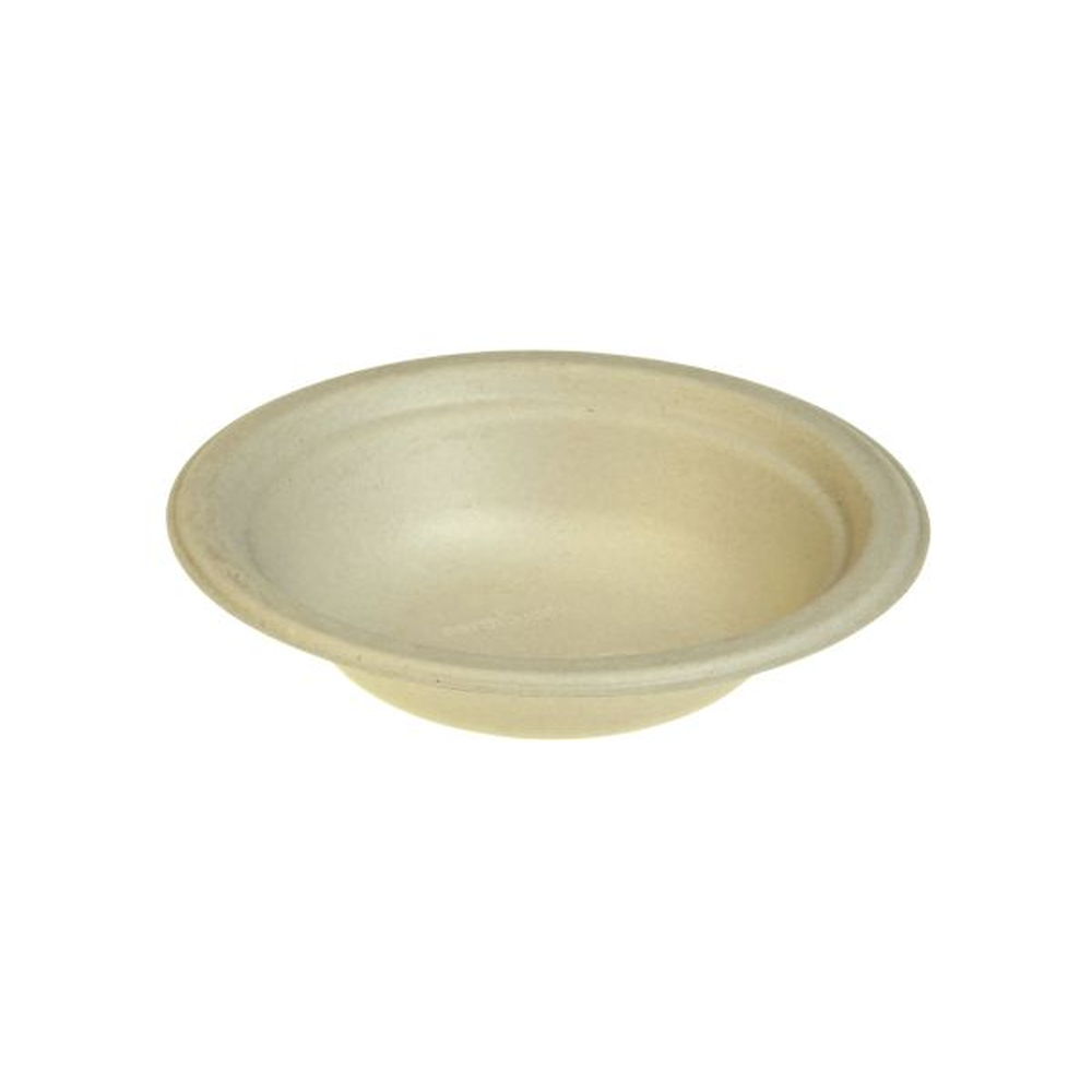Pacovis Bowle Zuckerrohr nature, mit, Rand, 400ml, Ø18x4c