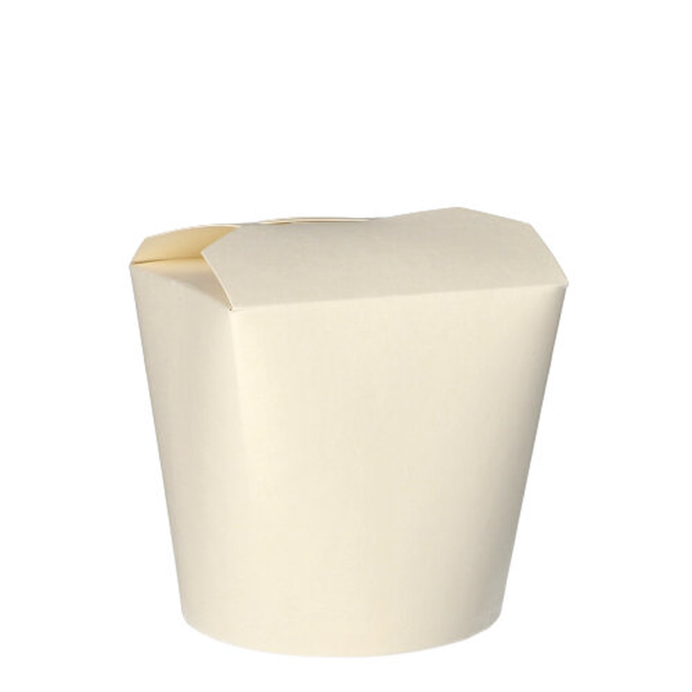 Papstar Pastaboxen, Pappe rund 750 ml 10 cm x 10 cm x 8,5 cm weiss