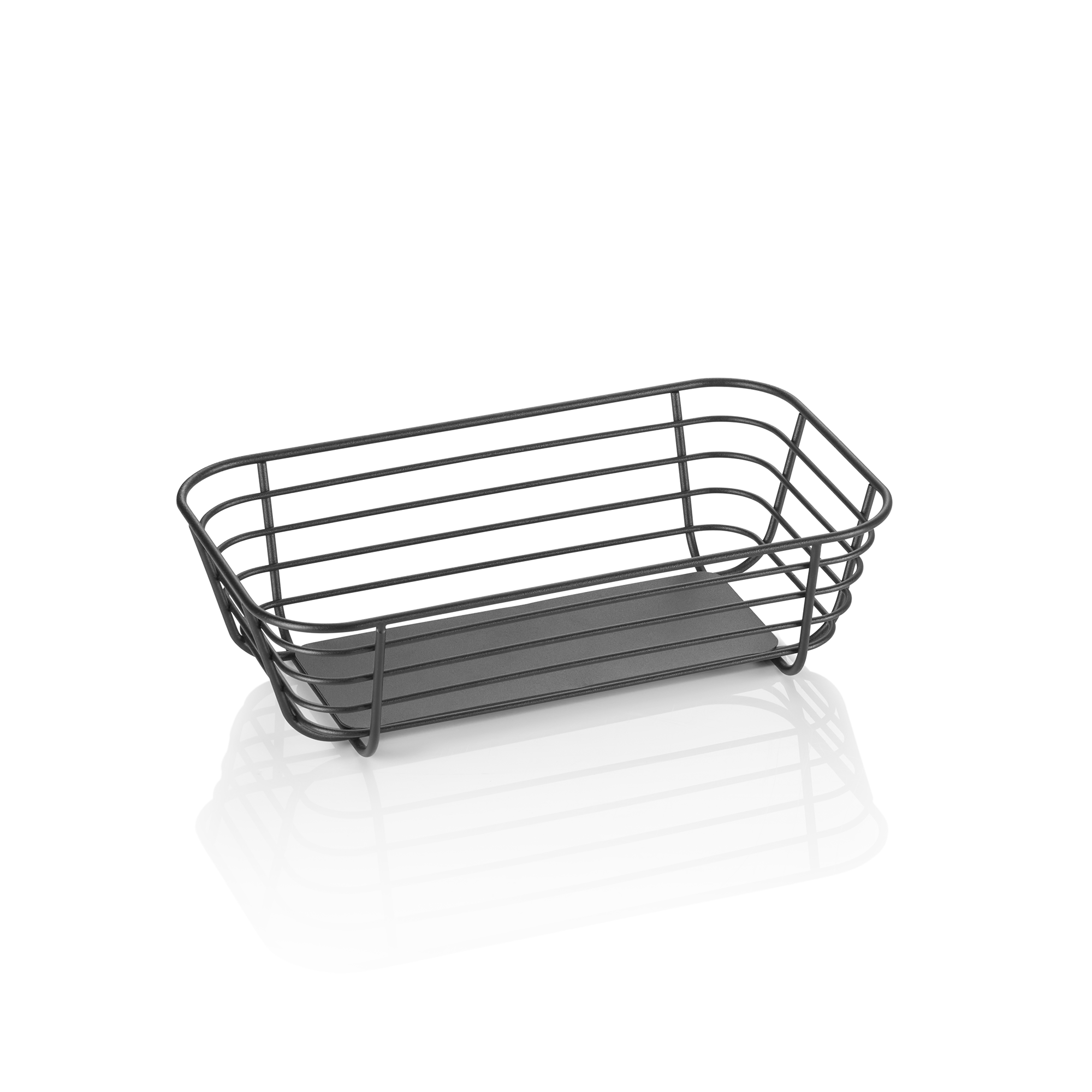WAS GN Buffetkorb 1/4 STEELNEST, Höhe 8 cm, pulverbeschichtet, Metall