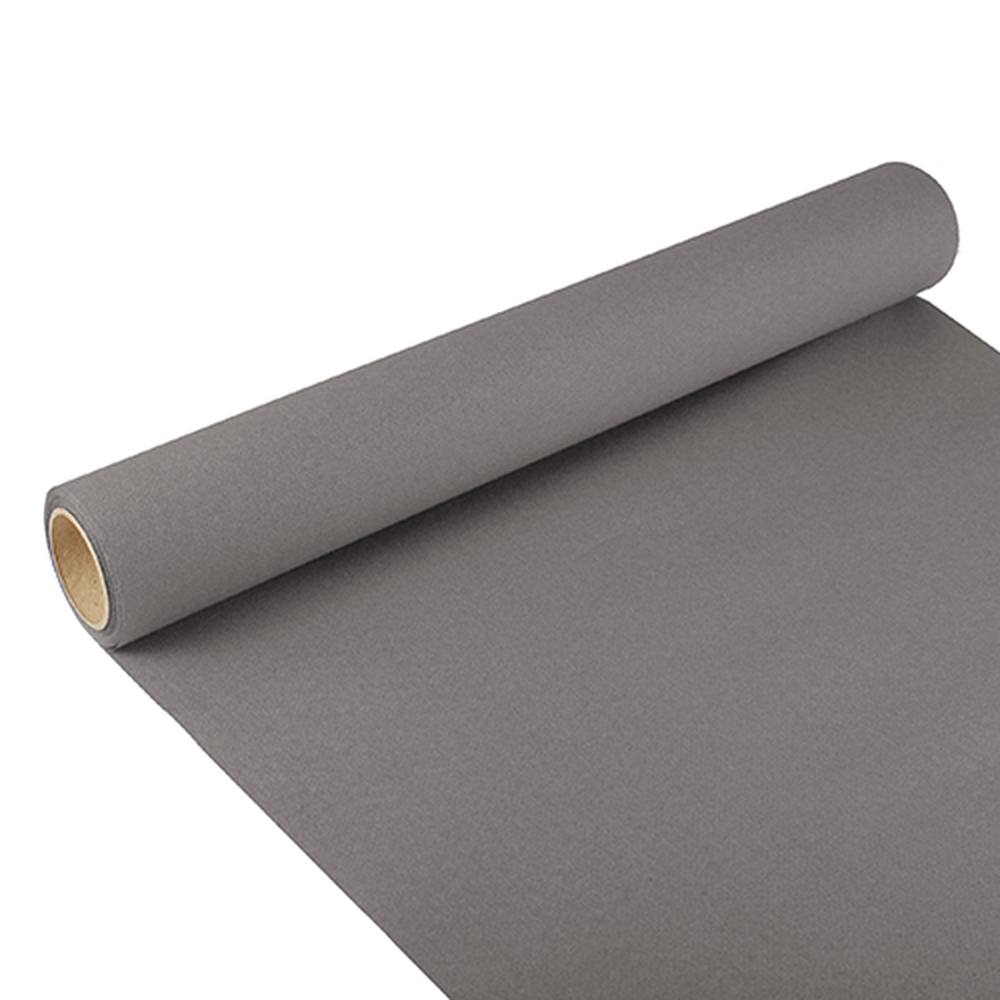 Papstar Tischläufer, Tissue "ROYAL Collection" 3 m x 40 cm grau