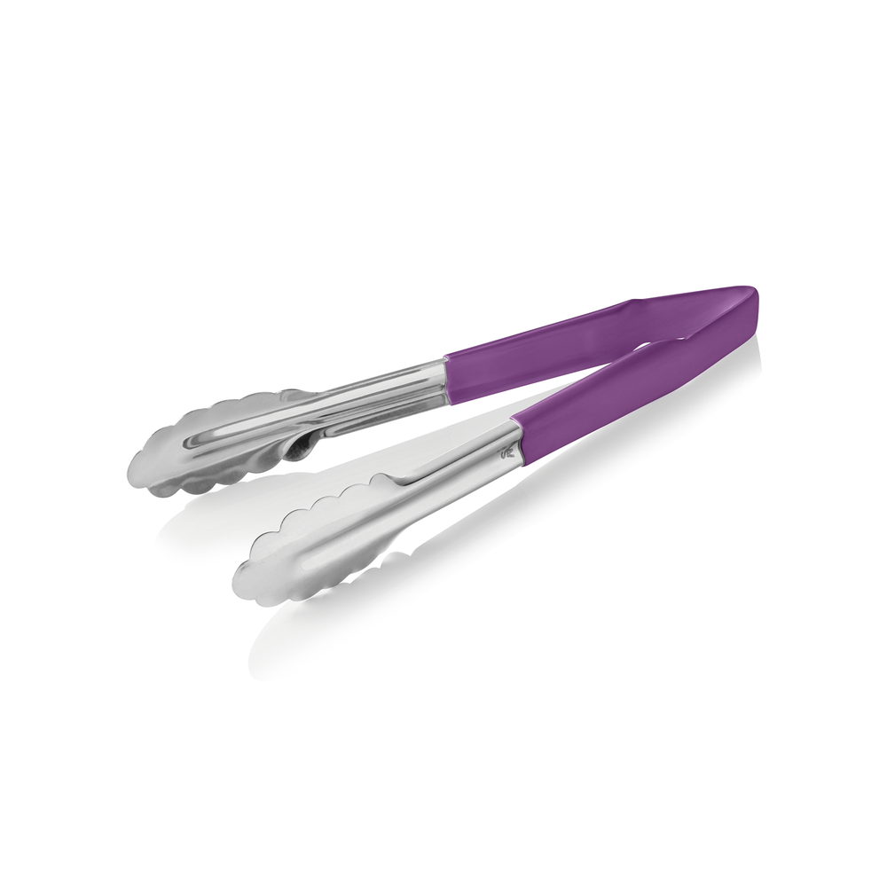 WAS HACCP Universalzange HACCP TONGS, 23 cm, lila, Chromstahl 18/0