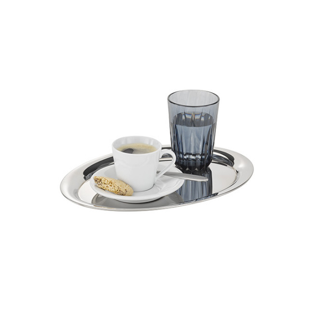 APS Serviertablett Kaffeehaus ca 26,5 x 19 cm, oval, Tee-, Kaffeetablett