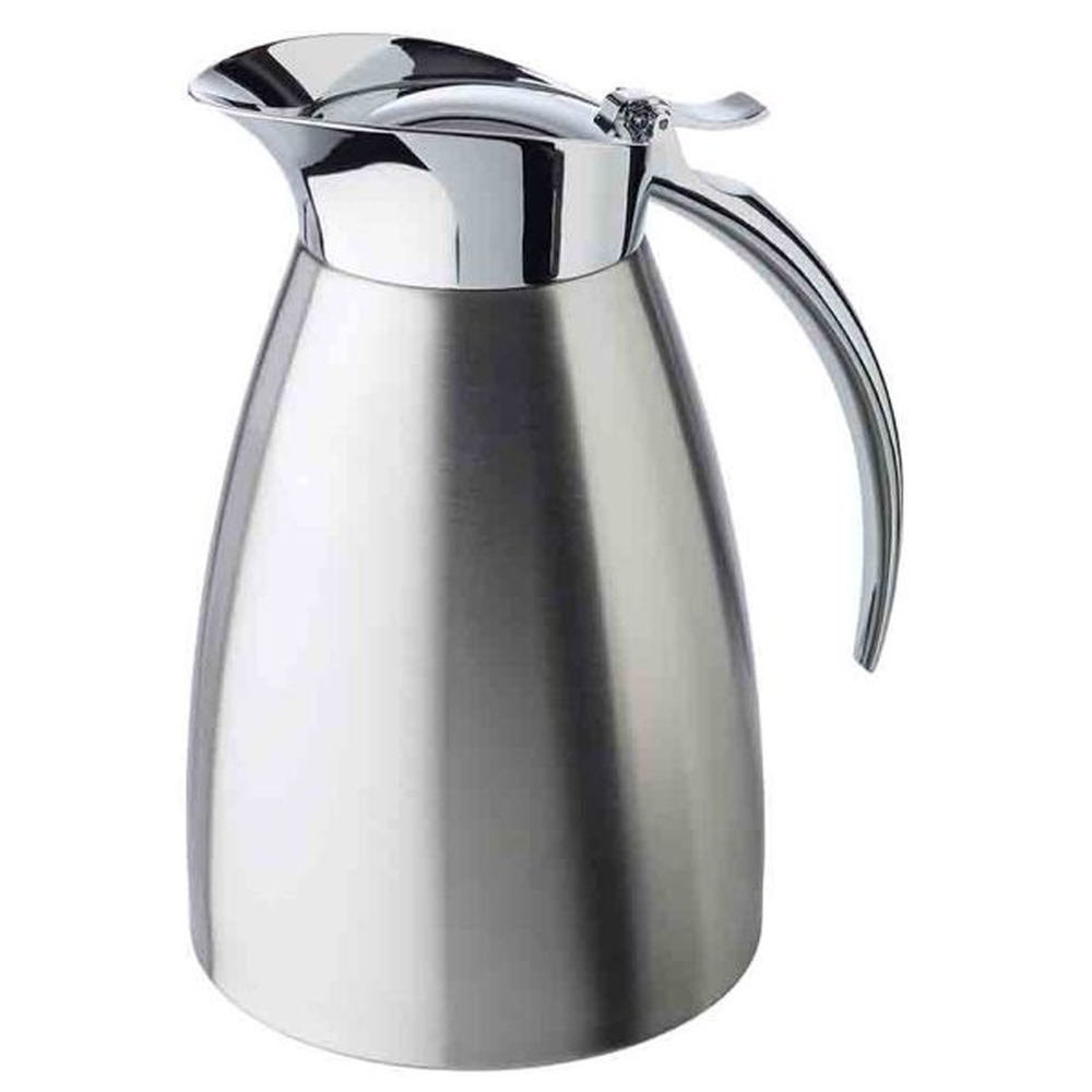 APS Isolierkanne -ADVANCED- Ø 13 cm, H: 19,5 cm, 1 Liter , 18/8 Edelstahl