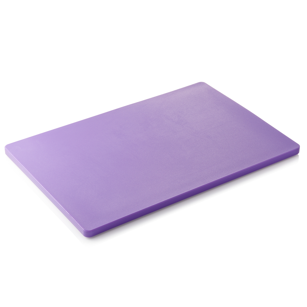 WAS HACCP Schneidbrett HACCP CHOPPING BOARDS, 60 x 40 x 2 cm, lila, Polyethylen