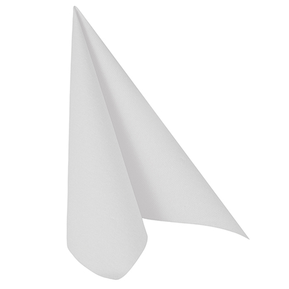 Papstar Servietten "ROYAL Collection" 1/4-Falz 40 cm x 40 cm weiss