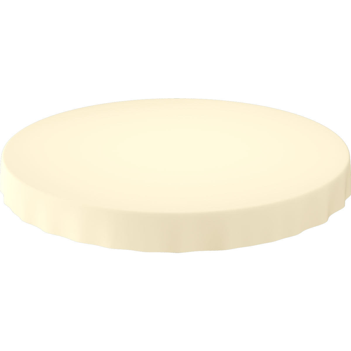 Duni Evolin-Tischdecken Ø 180 cm rund cream