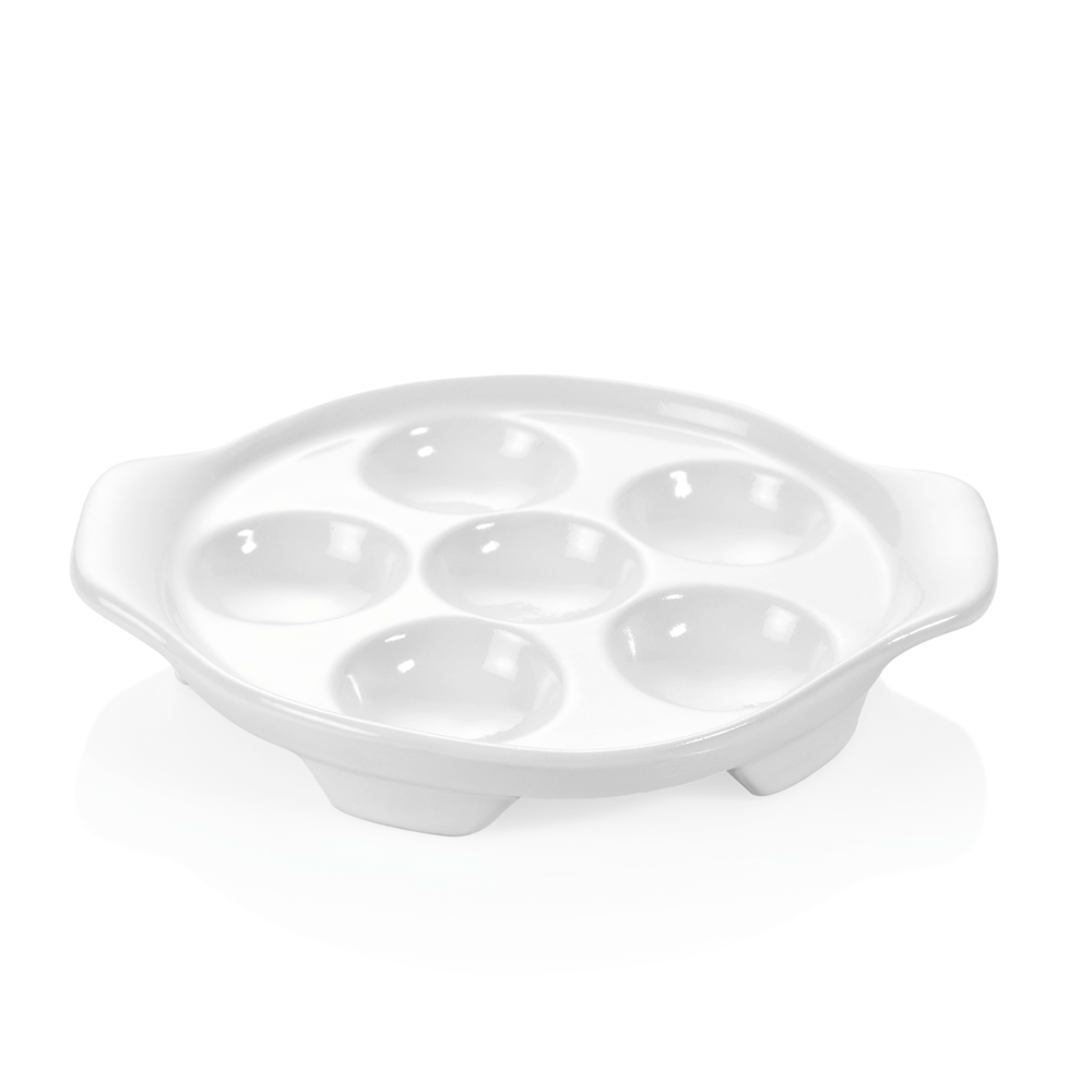 WAS Schneckenpfanne für 6 Schnecken Set, Ø 15 cm, mit Lappengriffen, Set á 6 Stü