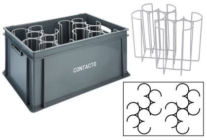 Contacto Kaffeetassenspender 8 Röhren für Tassen bis 88 mm