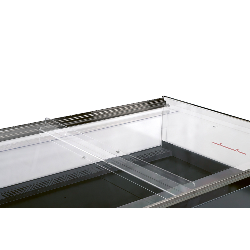 Nordcap COOL-LINE Impuls-Kühlinsel FLATEY 1290 mit Plexi-Schiebescheiben