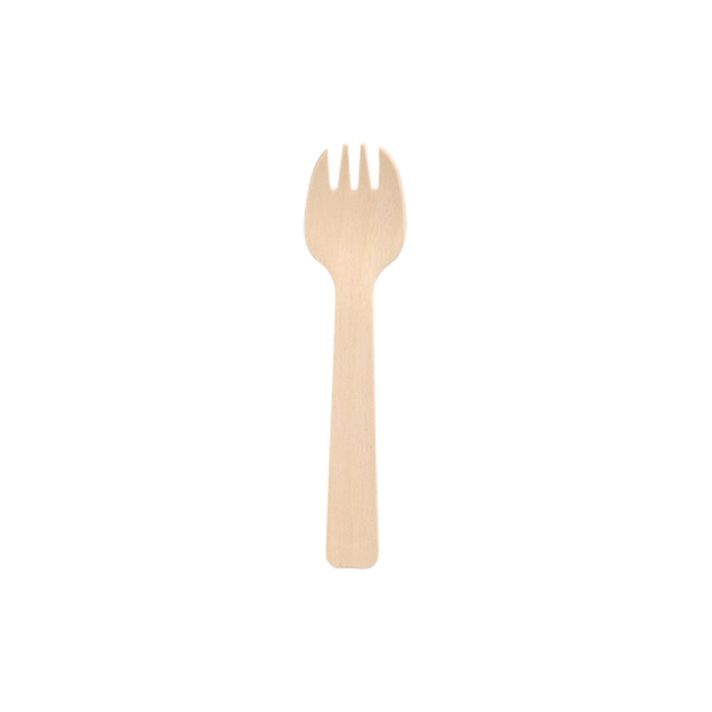 Papstar Gabeln, Holz "pure" 10 cm