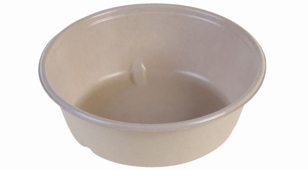 Pacovis Bowle nature 1200ml rund, PBAT, Ø195x65mm