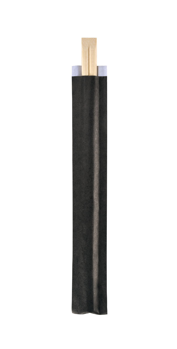 Duni Essstäbchen, 210mm 210 mm Bambus Natural/Schwarz            BioPak
