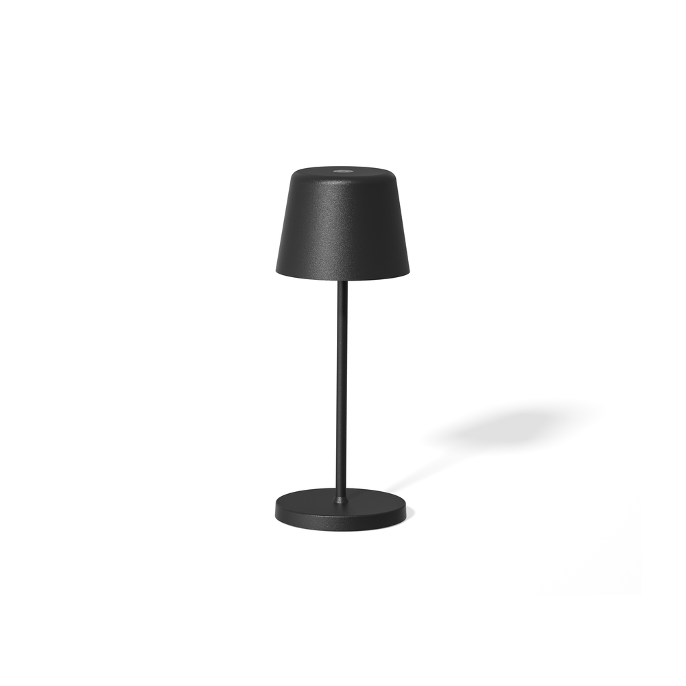 WAS LED Tischleuchte YUYU ALEX, black matt, Höhe 20,8 cm, Ø 7,6 cm