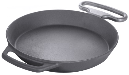 Contacto Eisenguss-Riesenpfanne mit einem angegossenen Griff