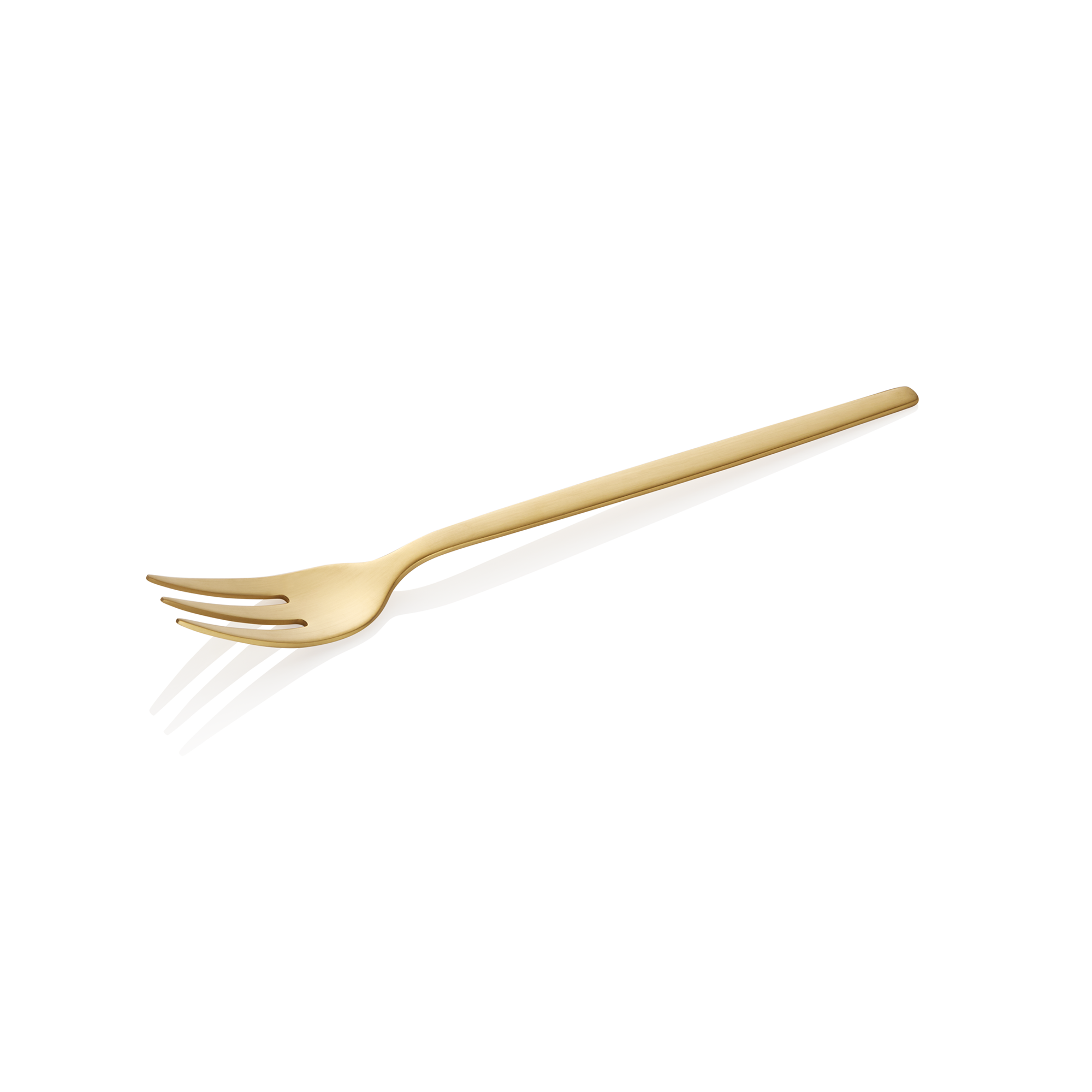 WAS Dessertgabel ALEX GOLD, mit gold, matter PVD Beschichtung, 16 cm, Set á 12 S