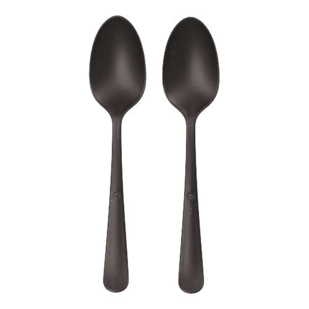 PAPSTAR Circulware Mehrweg-Löffel PP-MF 19 cm schwarz Gaia extra stabil