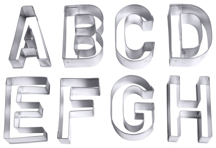 Contacto Ausstecher 'BUCHSTABEN', groß