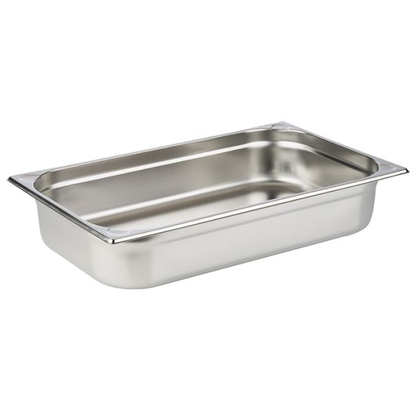 APS GN 1/1 Behälter 53 x 32,5 cm, Tiefe: 100 mm , Edelstahl, 13,25 Liter