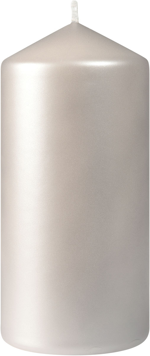 Duni Stumpenkerzen, ca. 50h 150 x 70 mm matt silber