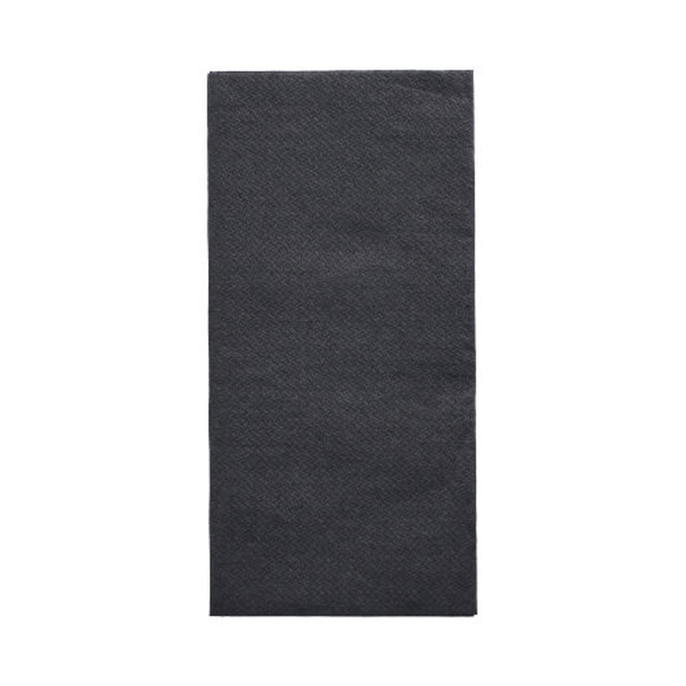 Papstar Servietten "DAILY Collection" 1/8-Falz 32 cm x 32 cm schwarz