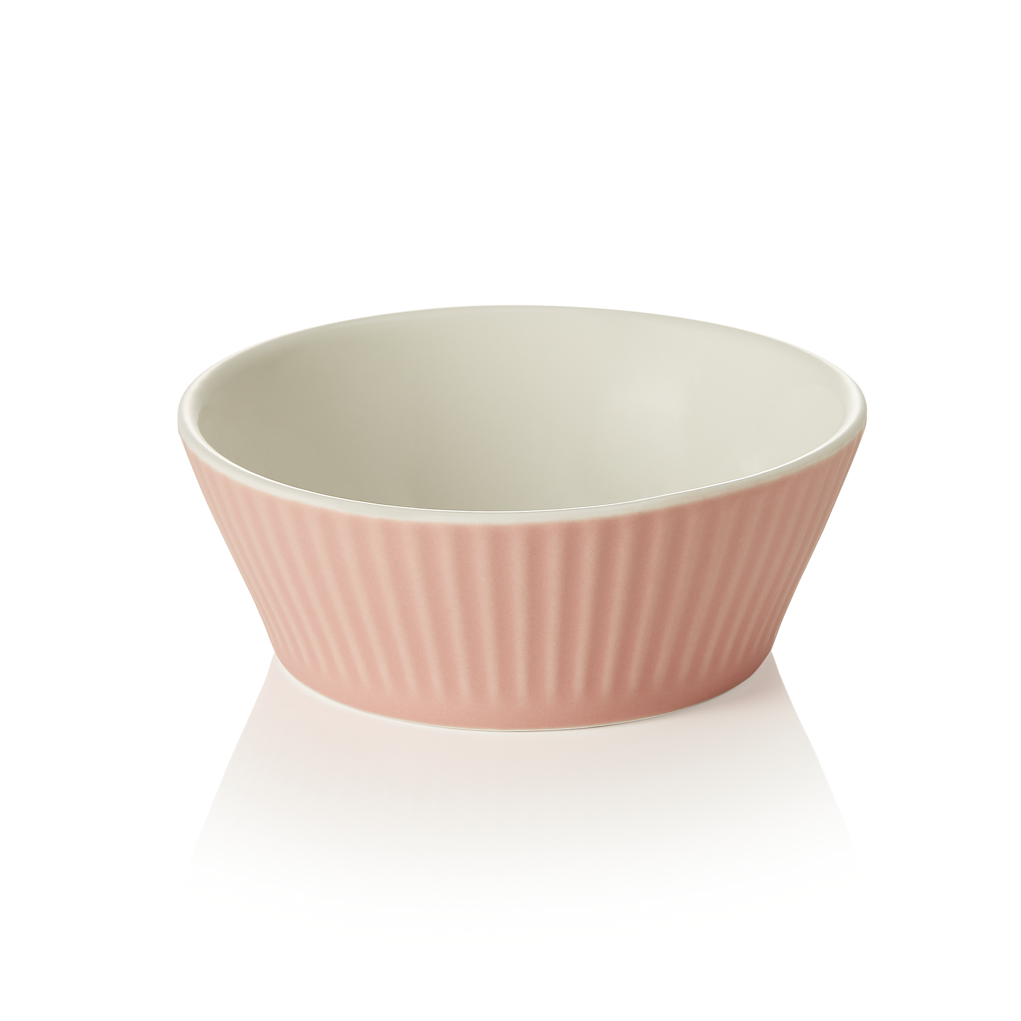WAS Ragout Fin Set, Ø 9 cm, 200 ml, rosa, Set á 6 Stück, Porzellan