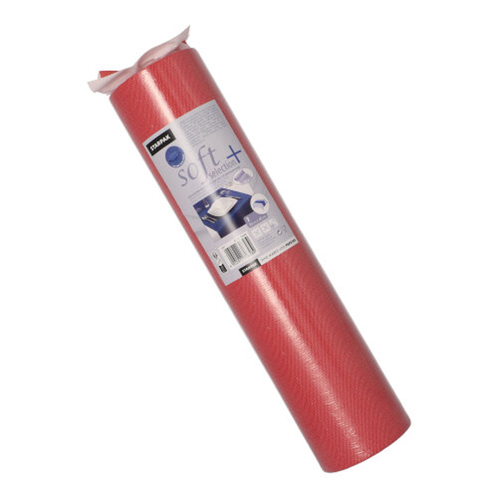 Papstar Tischläufer, stoffähnlich, Vlies "soft selection plus" 24 m x 40 cm rot