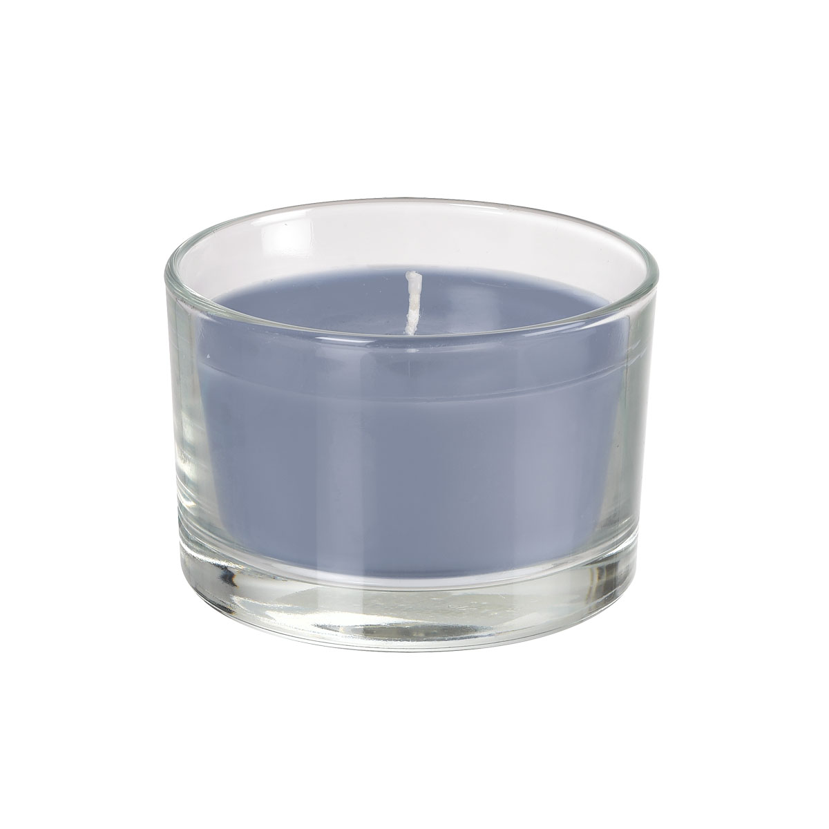 Duni Kerzengläser Ibiza 58 x Ø 85 mm 18h steel blue