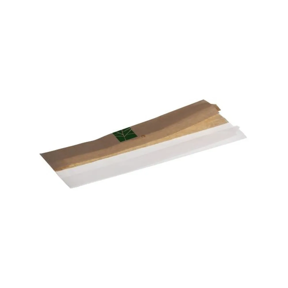 Pacovis Sandwichbeutel 1/2 Papier,, 1/2 PLA, 100+2x30x280