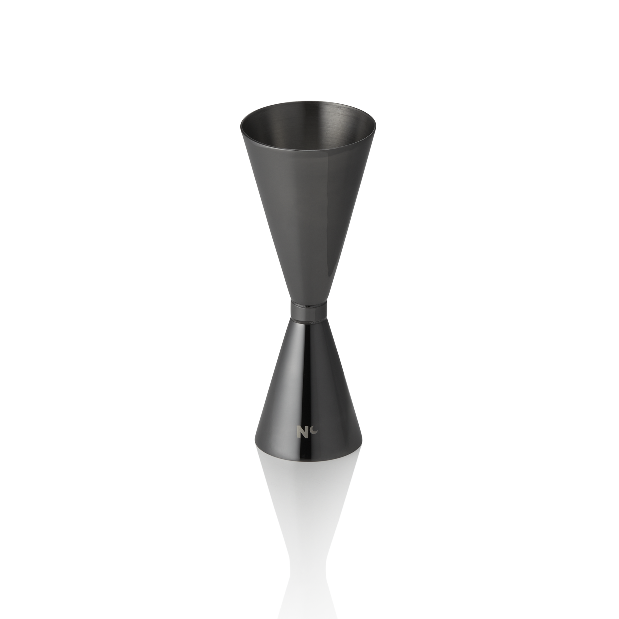 WAS Slim Jigger NOCTURN, 3/6 cl, Ø 5 cm, Höhe 13 cm, gun metal, Chromnickelstahl