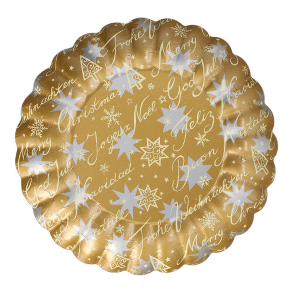 Papstar Präsentierschalen-Weihnachten Ø 23 cm "verschiedene Weihnachtsdekore"