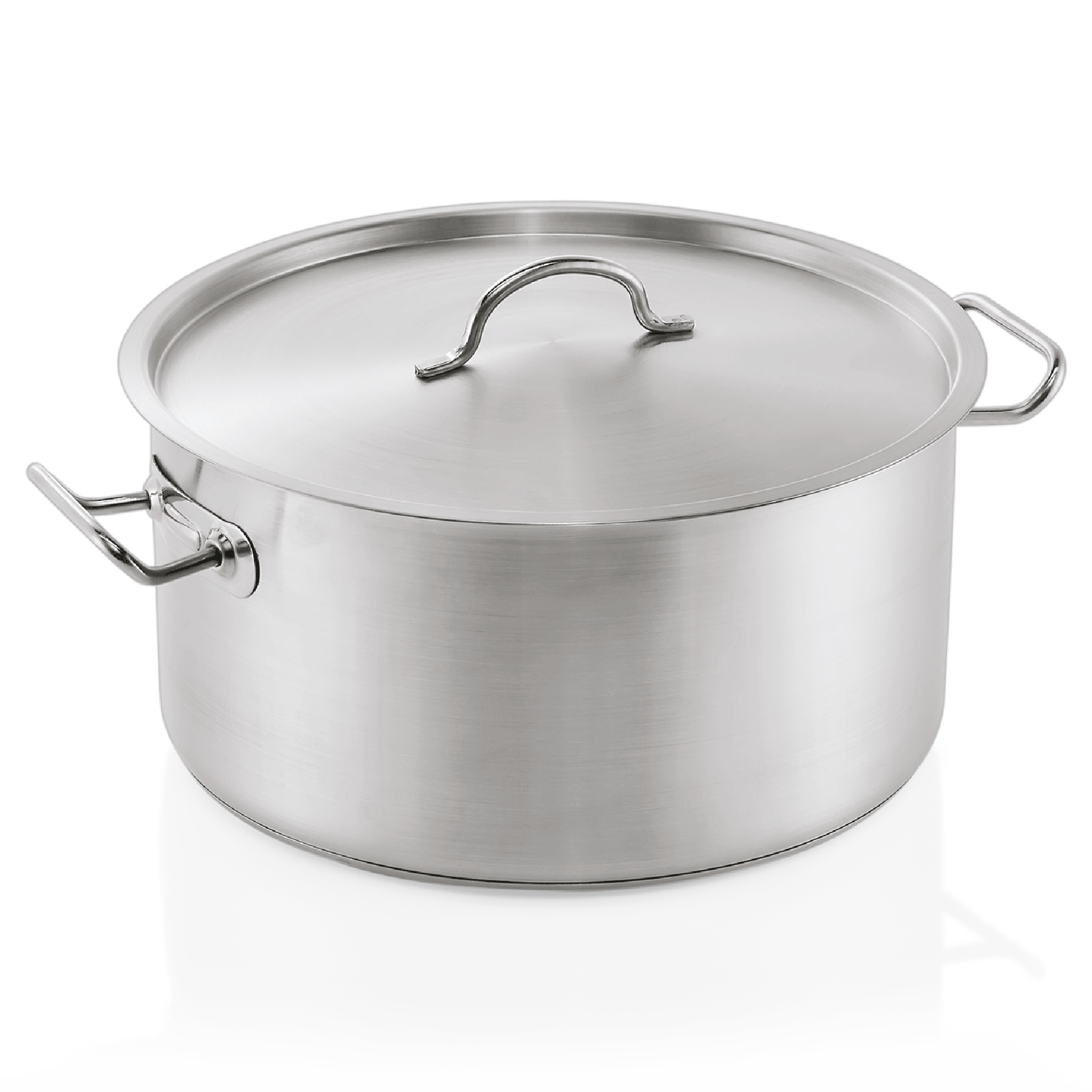 WAS Bratentopf mit Deckel COOKWARE 53, Ø 28 cm, Chromnickelstahl