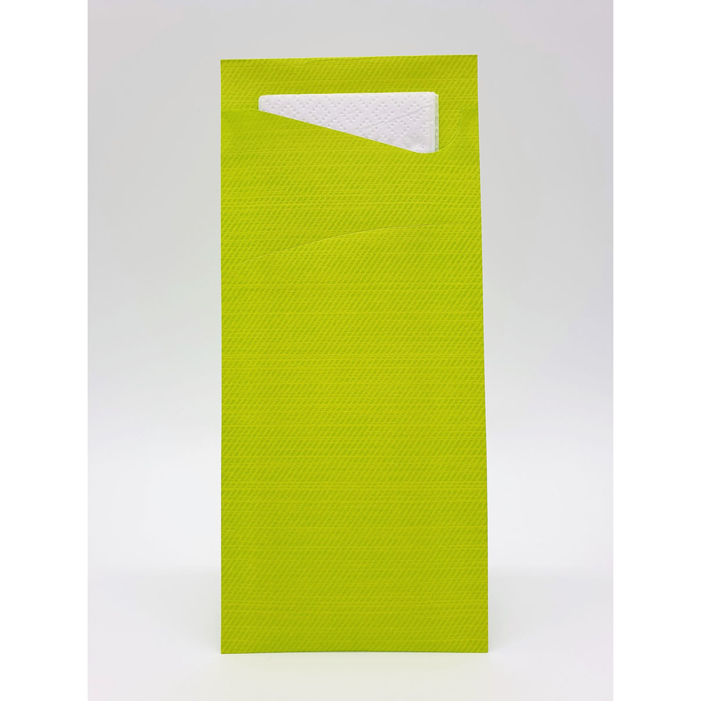 Duni Sacchetto Zelltuch 190 x 85 mm kiwi/weiß