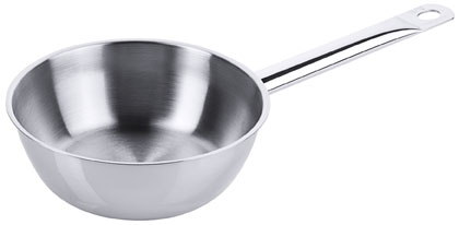 Contacto Sauteuse 16 cm, hochglänzend Schüttrand