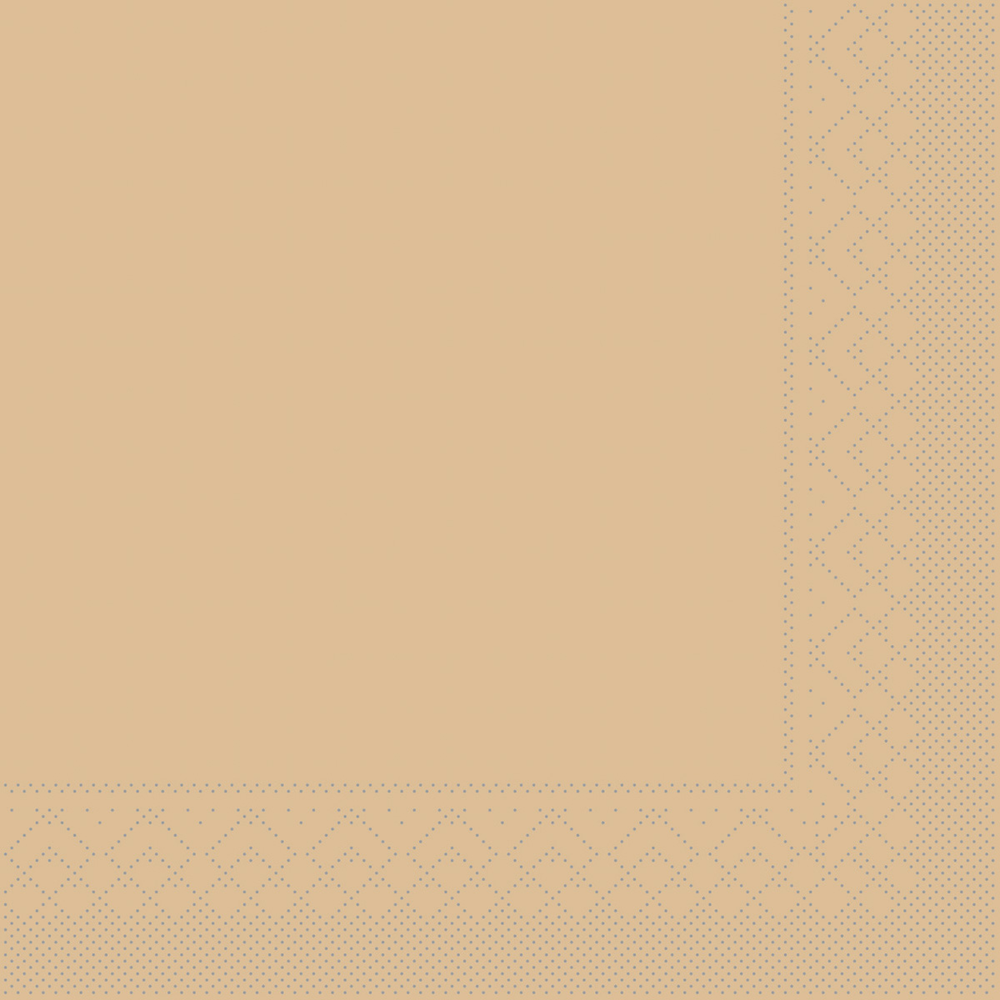 Mank Serviette Basic sand 40 x 40 cm 1/4 Falz